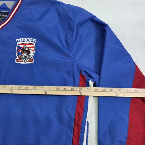 Vintage Holloway Canton Rugby Mad Dogs Budweiser Windbreaker Jacket Sz XL Rare! - Picture 13 of 15